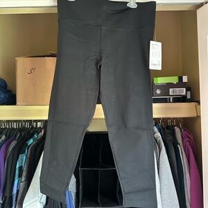 Athelta Black ribbed leggings 7/8 length